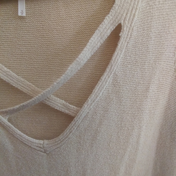 Free People Criss-Cross Front Knit Tunic Sweater - Picture 5 of 10